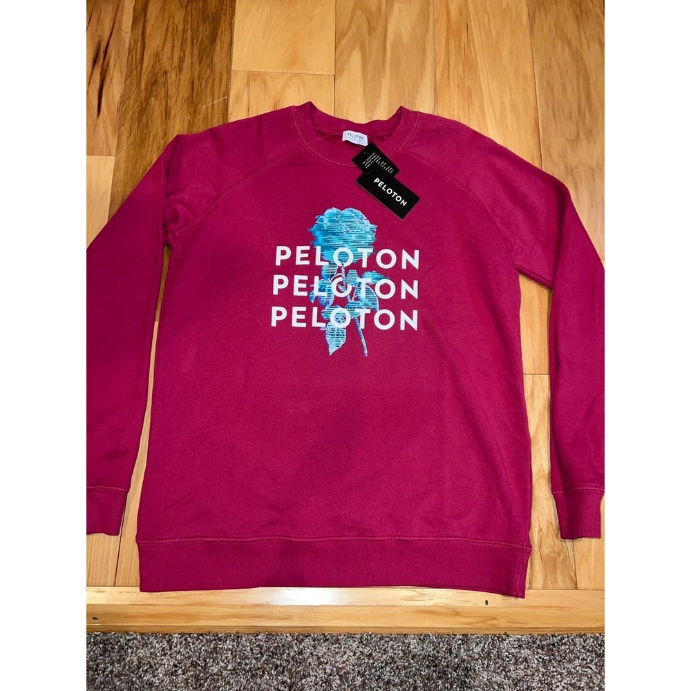 NWT $68 peloton crewneck pullover sweatshirt oversized small